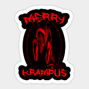 Merry Krampus Sticker